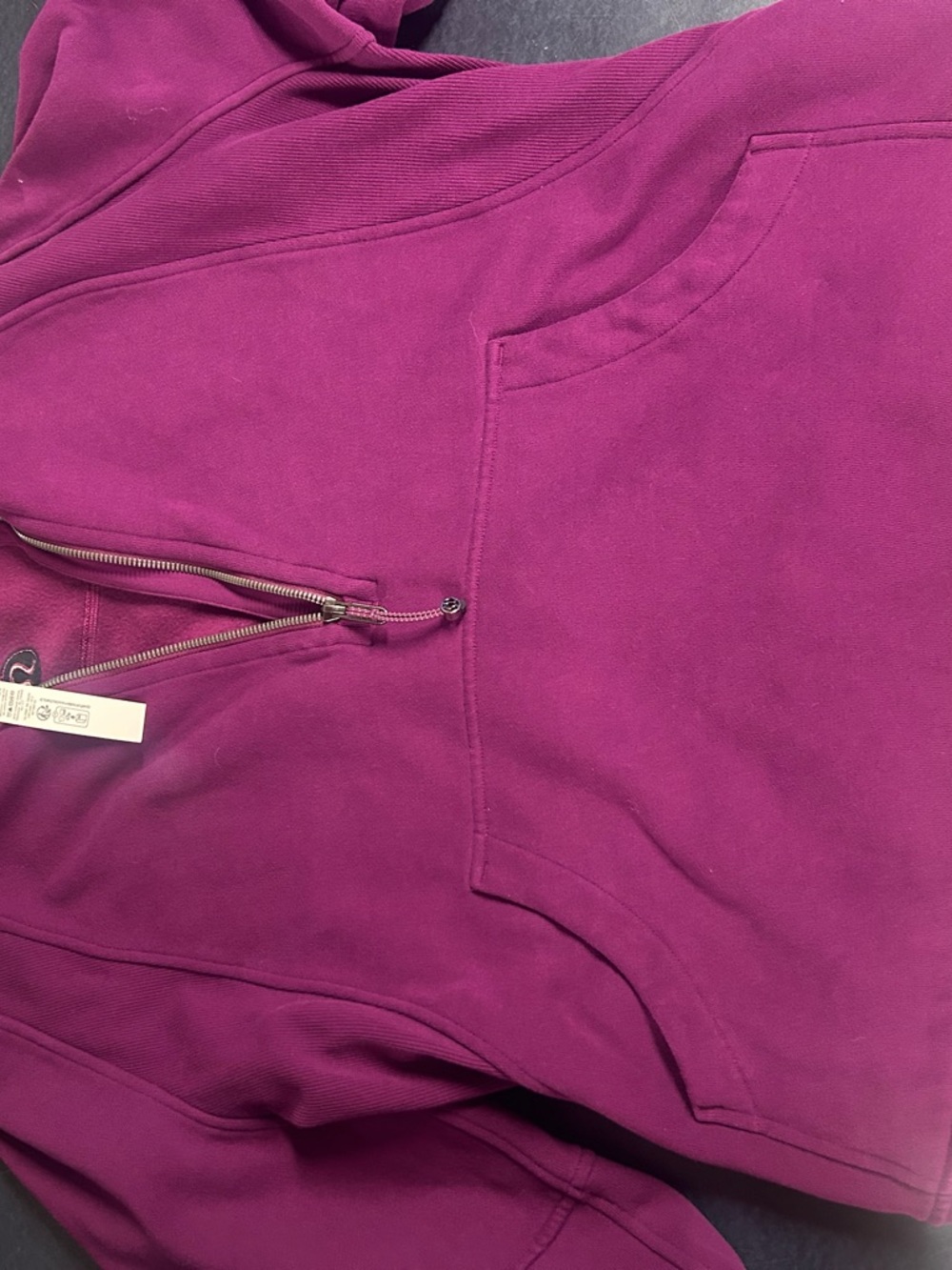 lululemon athletica Magenta Half-Zip Pullover